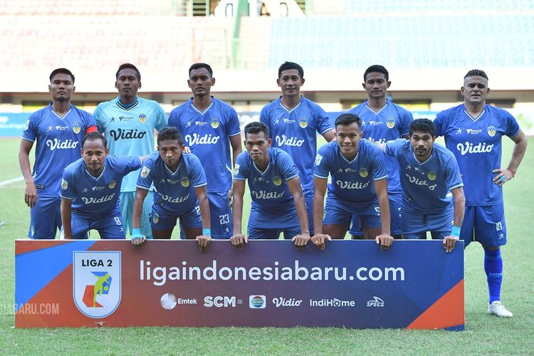 Para pemain PSIM Yogyakarta di Liga 2 2022-2023. Terkini, PT Liga Indonesia Baru (LIB) menyampaikan bahwa Liga 2 2023-2024 bakal dimulai pada September mendatang. (Sumber foto: Dok. PT Liga Indonesia Baru)