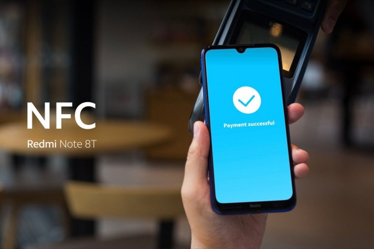 Redmi Note 8T dengan fitur NFC