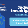 Jadwal Imsak dan Buka Puasa di Kabupaten Bogor Hari Ini, 6 April 2023