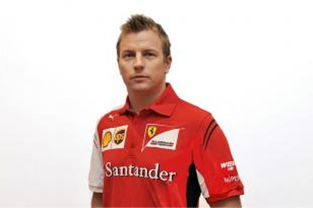 Pebalap Ferrari asal Finlandia, Kimi Raikkonen.