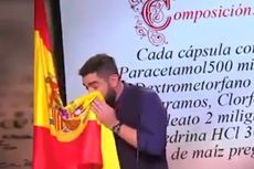 Buang Ingus Pakai Bendera Negara, Komedian Spanyol Diadili