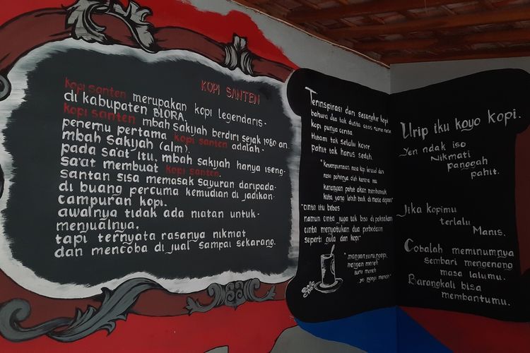 Warung Kopi Santen Mbah Sakijah yang terletak di Desa Jepangrejo, Kecamatan Blora, Kabupaten Blora