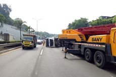 Kecelakaan di Tol JORR S, Terjadi Antrean Kendaraan