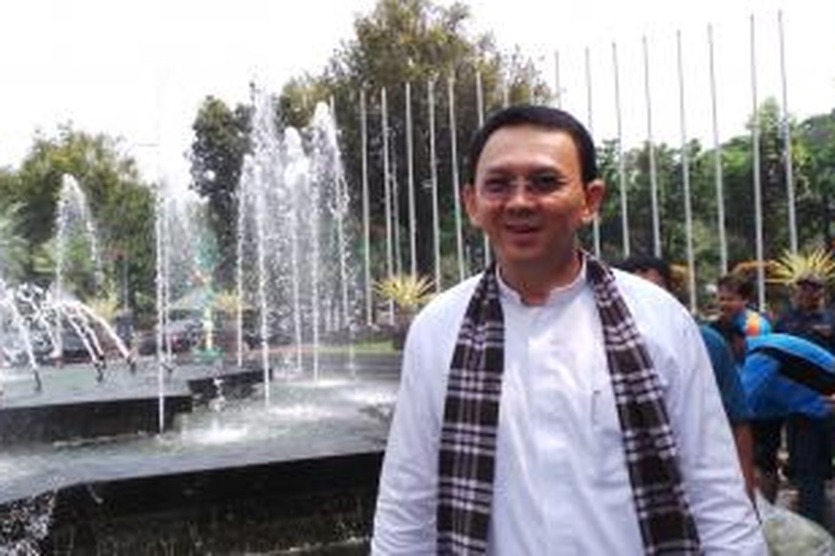 Gubernur DKI Jakarta Basuki Tjahaja Purnama di Balai Kota, Kamis (10/9/2015). 