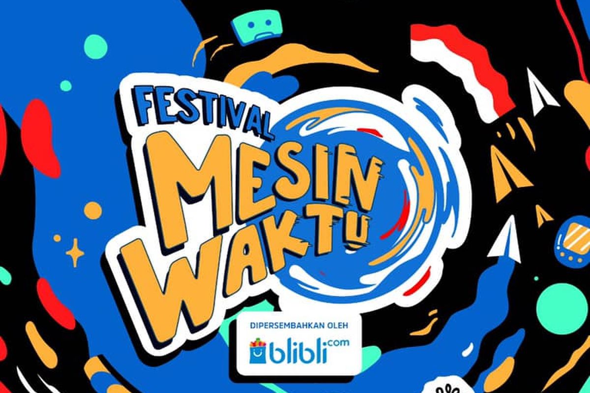 Poster acara Festival Mesin Waktu 2019.