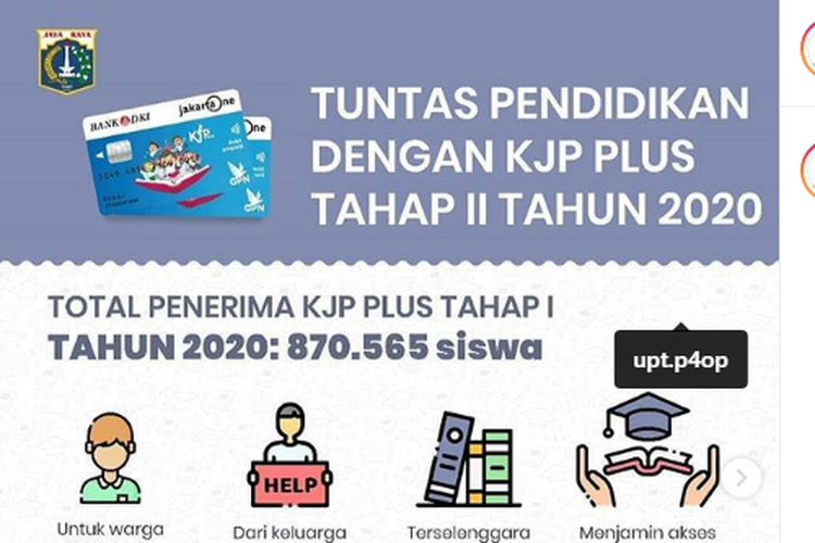 Tata Cara Dapatkan KJP Plus dan KJMU Tahap 2 Tahun 2020