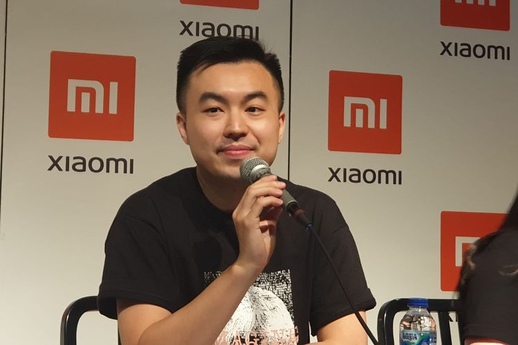 Alvin Tse, Country Director Xiaomi Indonesia dalam konferensi pers peluncuran Mi Note 10 Pro di Jakarta, Sabtu (4/1/2020).