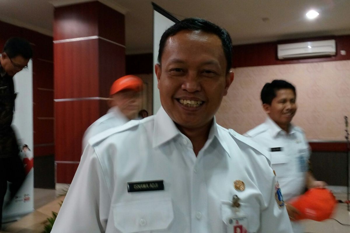 Kepala Dinas Lingkungan Hidup DKI Jakarta, Isnawa Adji di Tanjung Duren, Jakarta Barat, Rabu (30/8/2017).