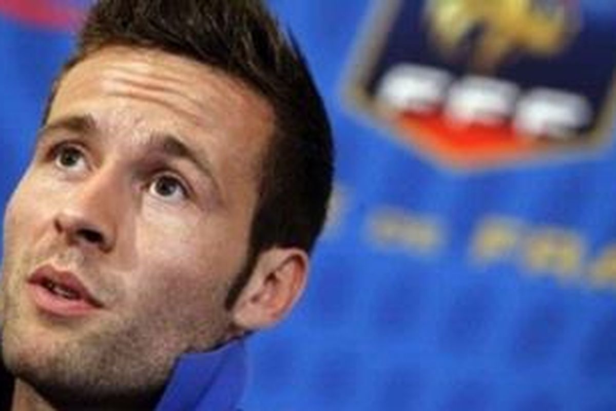 Gelandang timnas Perancis, Yohan Cabaye.