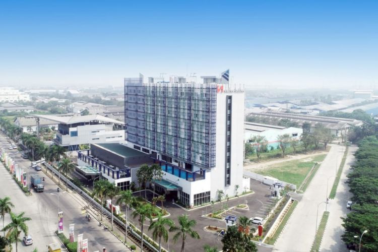 Swiss Belinn ModernCikande resmi beroperasi di dalam kawasan industri ModernCikande, Serang, Banten, Kamis (27/9/2018). Hotel tersebut dibangun di lahan seluas 7.750 meter persegi dengan luas bangunan 10.640 meter persegi dan tinggi 10 lantai. 