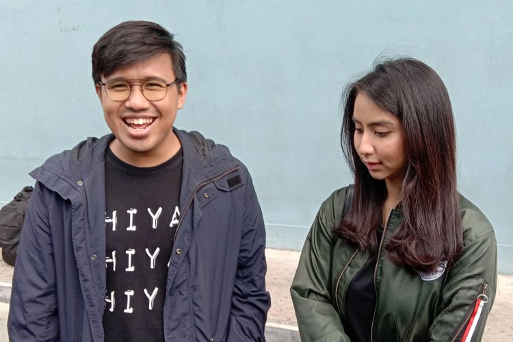 Joshua Suherman dan Clairine Clay berpose di Gedung Trans, mampang Prapatan, Jakarta Selatan, Jumat (15/2/2019).