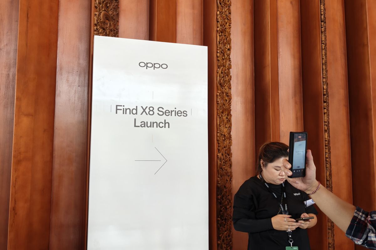 Suasana Peluncuran Global Oppo Find X8 Series di Bali.