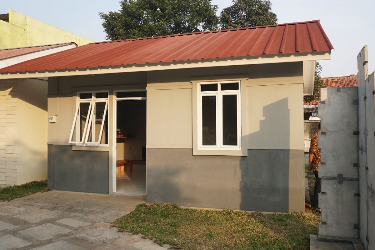 Salah satu rumah yang dikembangkan melalui teknologi Prima Wall System (PWS).