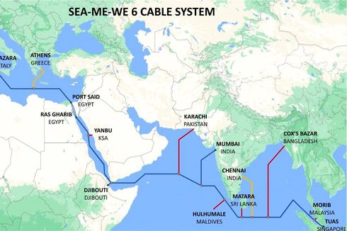 Tingkatkan Kualitas Broadband, Telkom Ikut Bangun Kabel Laut dari Asia Tenggara hingga Eropa