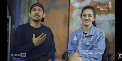 Pasangan artis Ibnu Jamil dan Ririn Ekawati