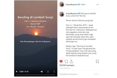 Soal Akun Instagram Ibu Ani, Kenangan SBY dan Foto-foto Eksklusif...