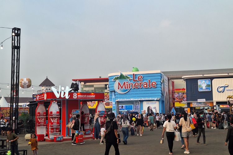 Situasi Jakarta Fair pada Sabtu (15/6/2024)