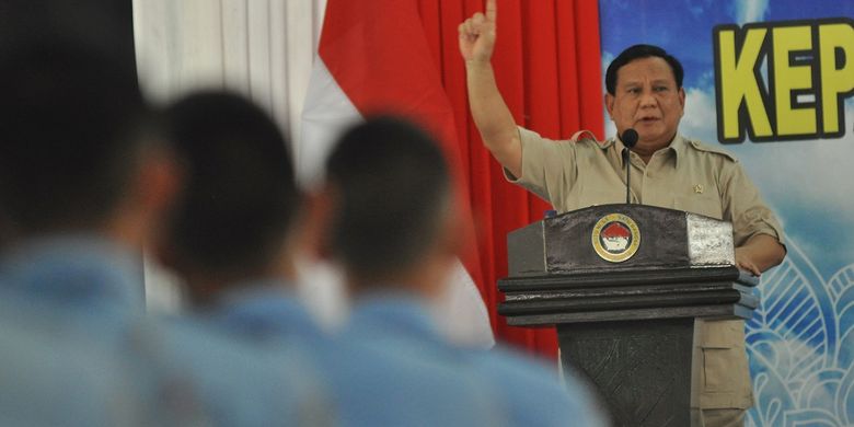 Prabowo Patuhi Protokol Kesehatan Perwujudan Bela Negara Di Masa Pandemi