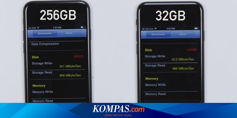 Sama Sama Iphone 7 Versi 32 Gb Kok Lebih Lemot Halaman All Kompas Com