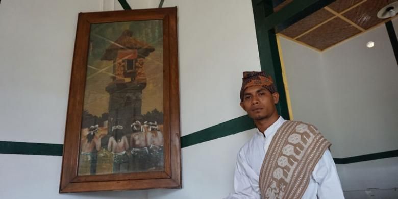 Lukisan Bung Karno tersimpan di Rumah pengasingan Bung Karno di Jalan Perwira, Ende, Flores, Nusa Tenggara Timur.