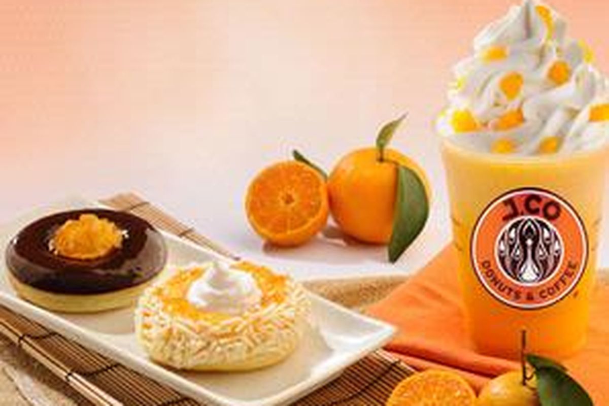 Penganan yang banyak terbuat dari jeruk sebagai perlambang kesuksesan di tahun Kelinci. 