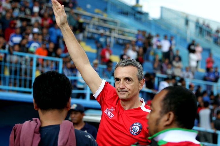 Pelatih Arema FC, Milomir Seslija.