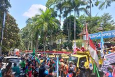 Massa Buruh Terkejut Saat Tiba di Gedung DPRD Depok: Bisa-bisanya Tempat Aksi Jadi Parkiran...