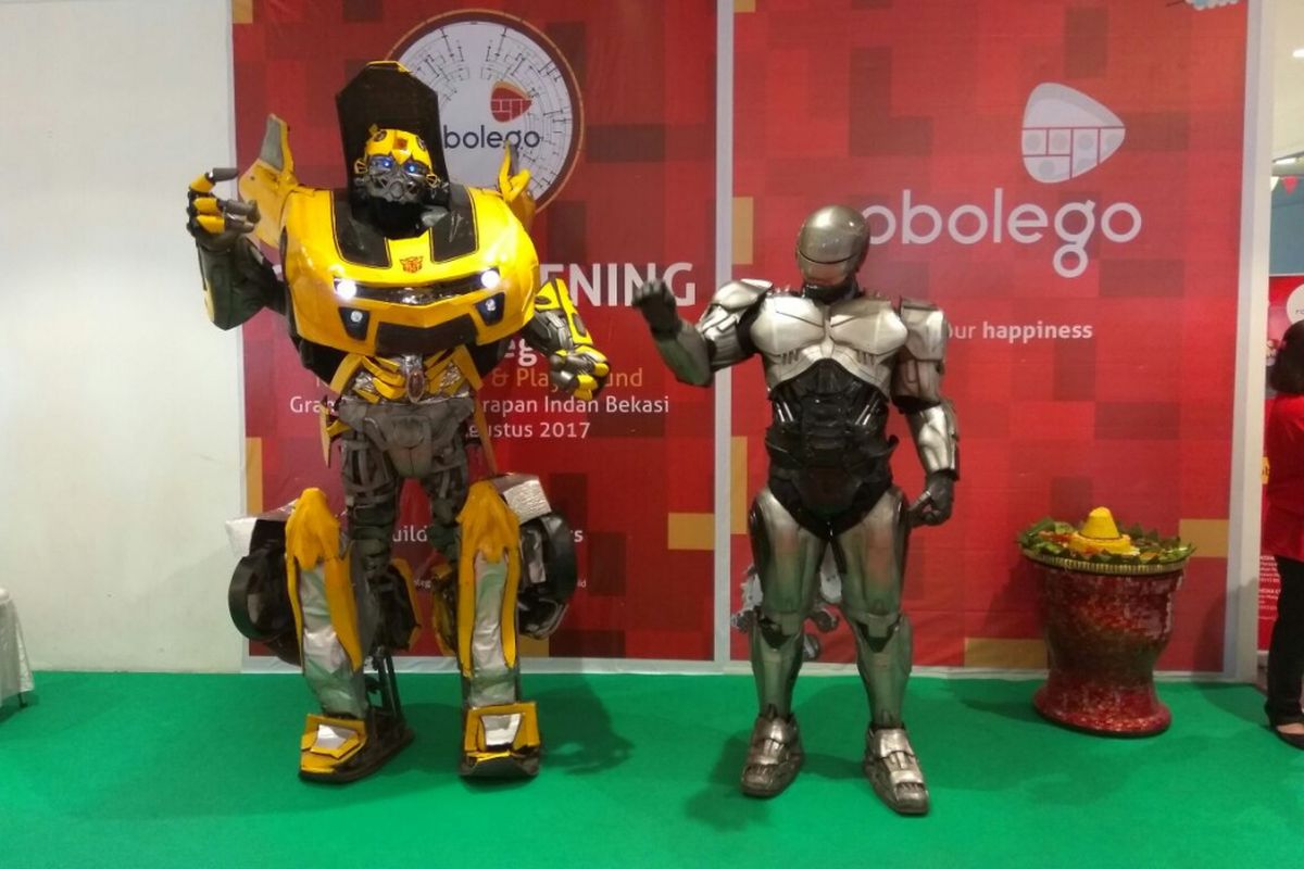 Robot di Robolego Gramedia Harapan Indah Bekasi.