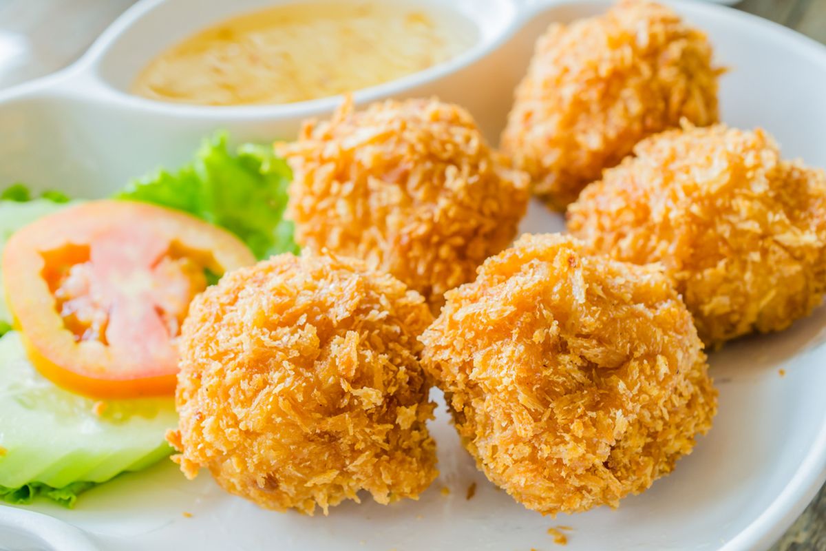 Resep Bakso Goreng Ayam Udang Pedas, Stok Lauk Sahur