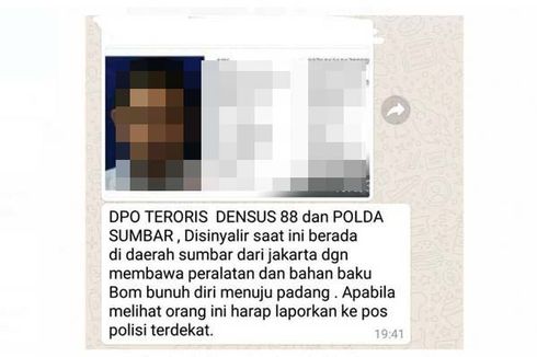 Polisi: Terduga Teroris yang Ditangkap di Sumbar Berasal dari Depok