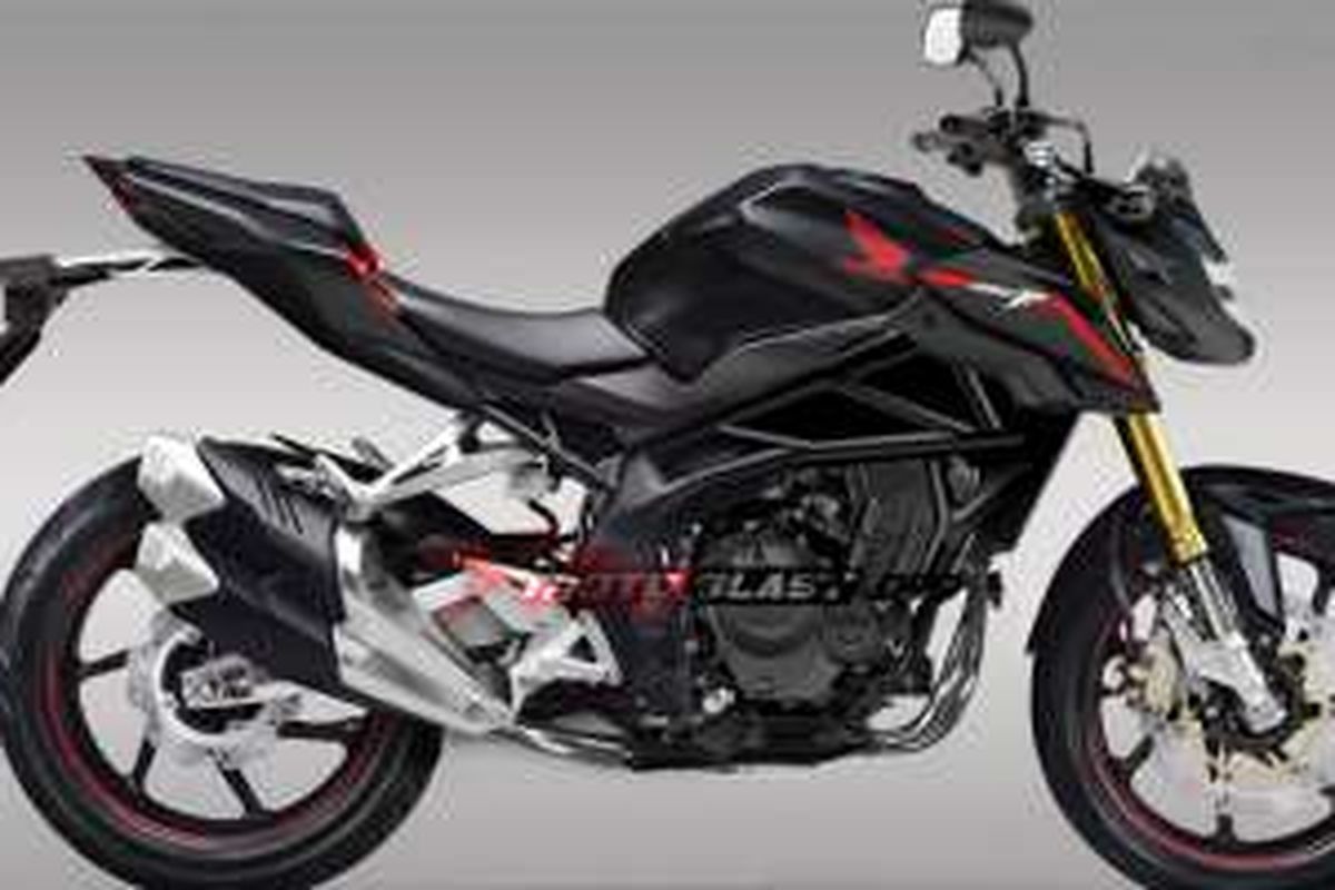 Honda CBR250RR direkayasa menjadi naked sport bike.