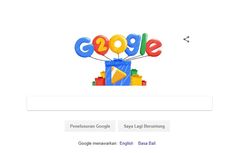 Doodle Ulang Tahun Google ke-20 Sertakan Bahasa Indonesia