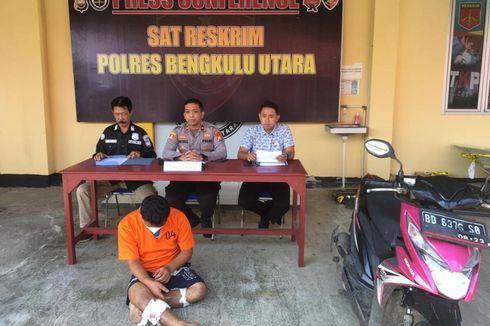 Tabrak Polisi Saat Ditangkap, Bandit Motor Menyerah Ketika Ditembak