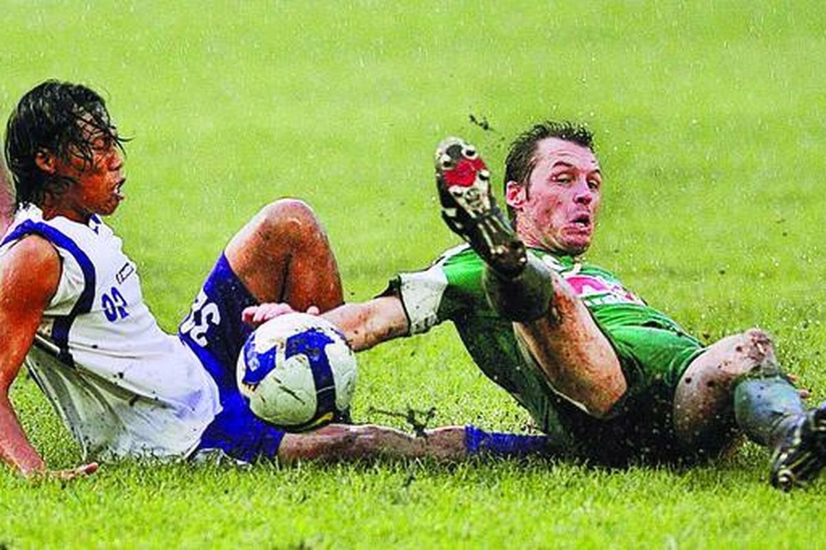 Ilustrasi: Salah satu laga Persik Kediri ketika melawan Persebaya