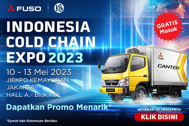 Mitsubishi Fuso hadir di Indonesia Cold Chain Expo 2023.