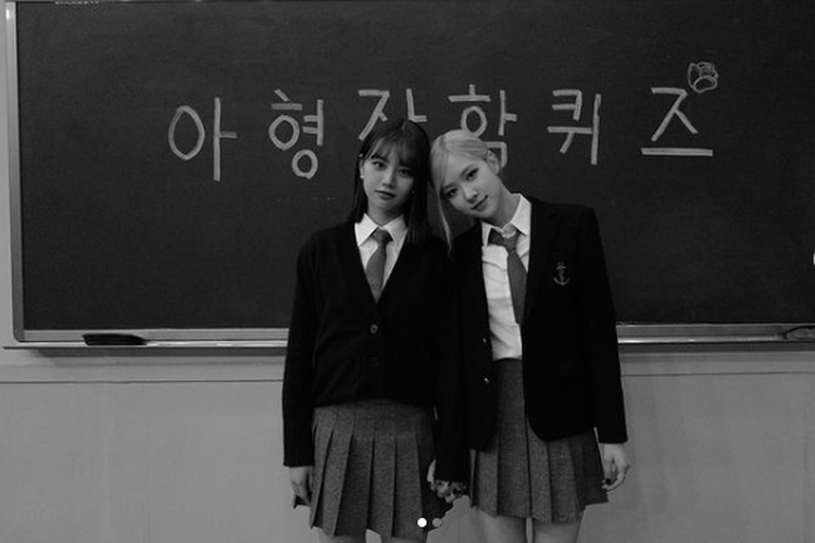 Rose BLACKPINK dan Hyeri Girl's Day