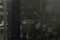 Demo Anarkistis, Massa HMI Lempar Batu ke Gedung KPK