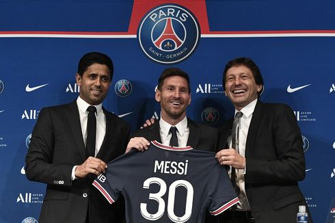 PSG Vs Strasbourg, Presentasi Messi di Depan Publik Parc des Princes