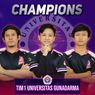 Kalahkan Wakil Binus, Tim Gunadarma Juara LIMA eSports Nationals 2020