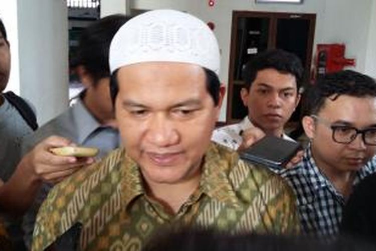Ketua KPU Husni Kamil Manik, di Gedung KPU, Jakarta Pusat, Jumat (31/7/2015).