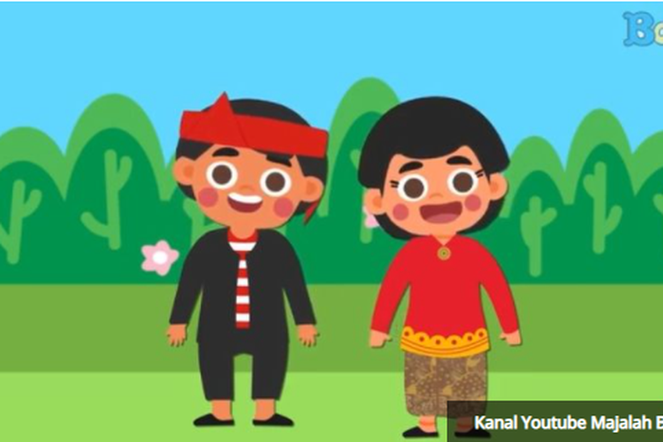 Ilustrasi baju Pesa'an di Jawa Timur 