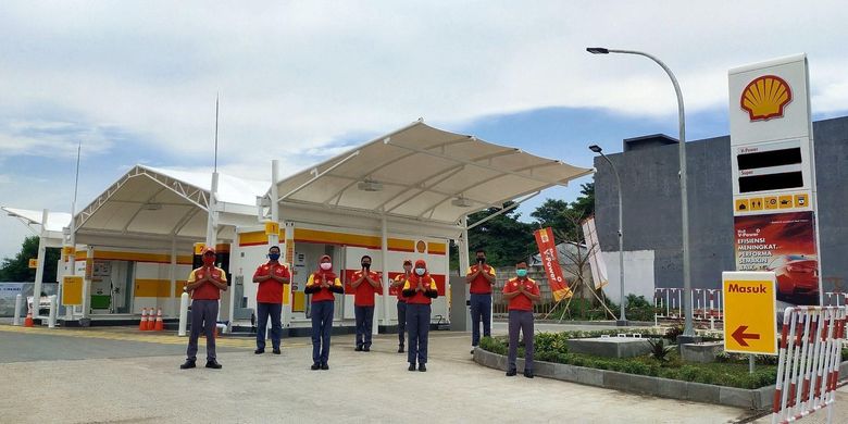 SPBU Shell Modular di kawasan Citraland, Cirebon resmi beroperasi sejak Desember 2020.