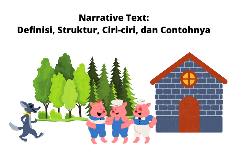 Narrative text atau teks naratif adalah teks yang menampilkan cerita imajinasi yang hidup di lingkungan kita, seperti mitos, dongeng rakyat, legenda, dan fabel.
