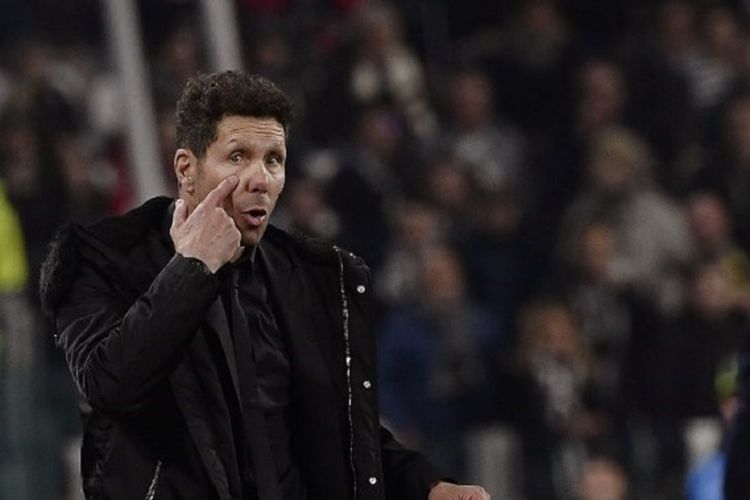 Diego Simeone meminta anak asuhnya untuk fokus jelang pertandingan kontra Espanyol pada matchday 13 La Liga Spanyol, Minggu (11/10/2019)