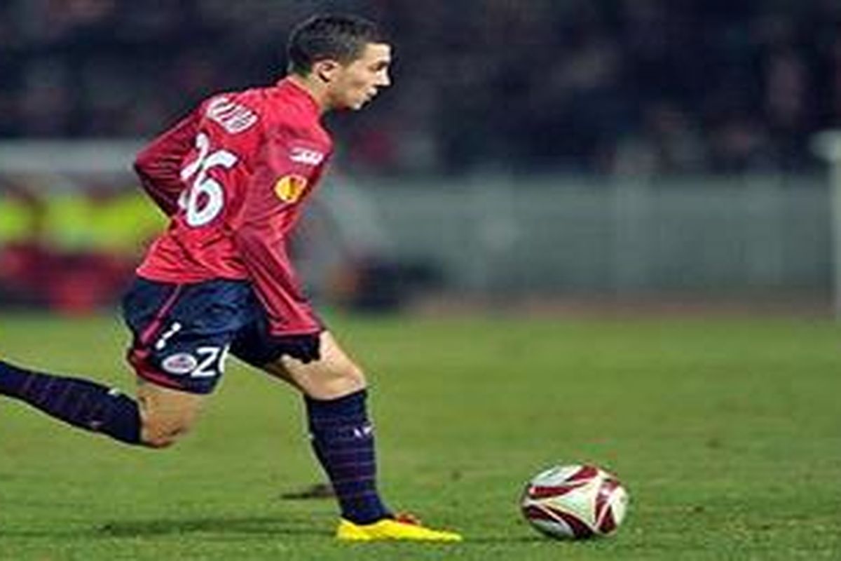 Gelandang Lille, Eden Hazard.