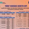 Ada Tarif Khusus KA Kelas Eksekutif Mulai Rp 50.000, Ini Daftar Harganya