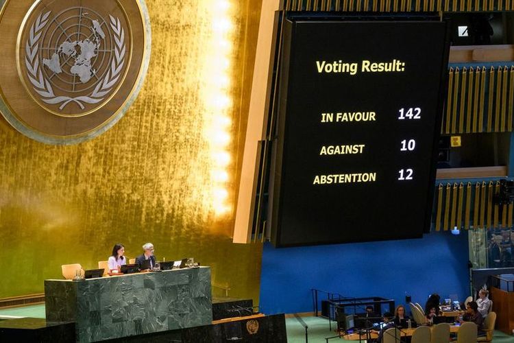 Ini 10 Negara yang Menolak Palestina Merdeka di Majelis Umum PBB