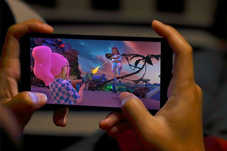 Tampilan game Super Rumble bikinan Meta yang dimainkan lewat smartphone