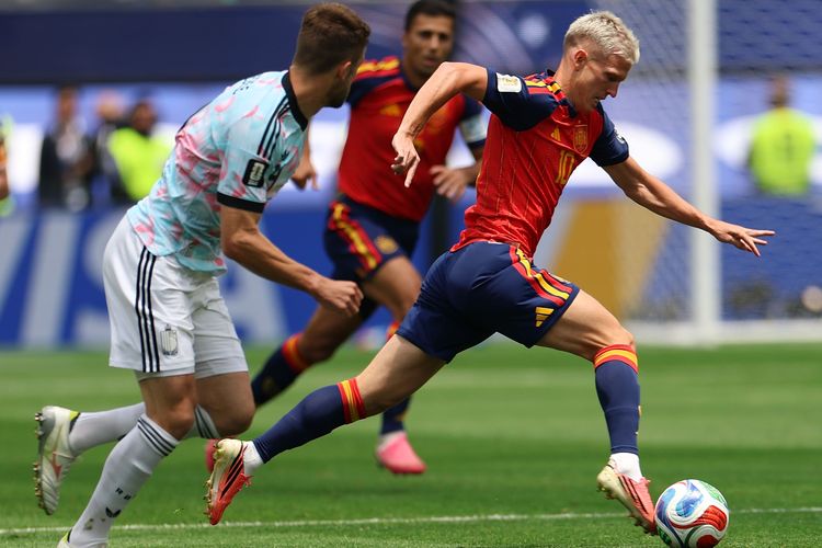 Hasil HT Spanyol Vs Belgia 1-1: Rekor Clean Sheet La Roja Diruntuhkan De Ketelaere