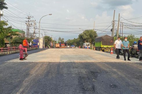 Besok, Jembatan Ngaglik 1 Lamongan Sudah Bisa Dilalui